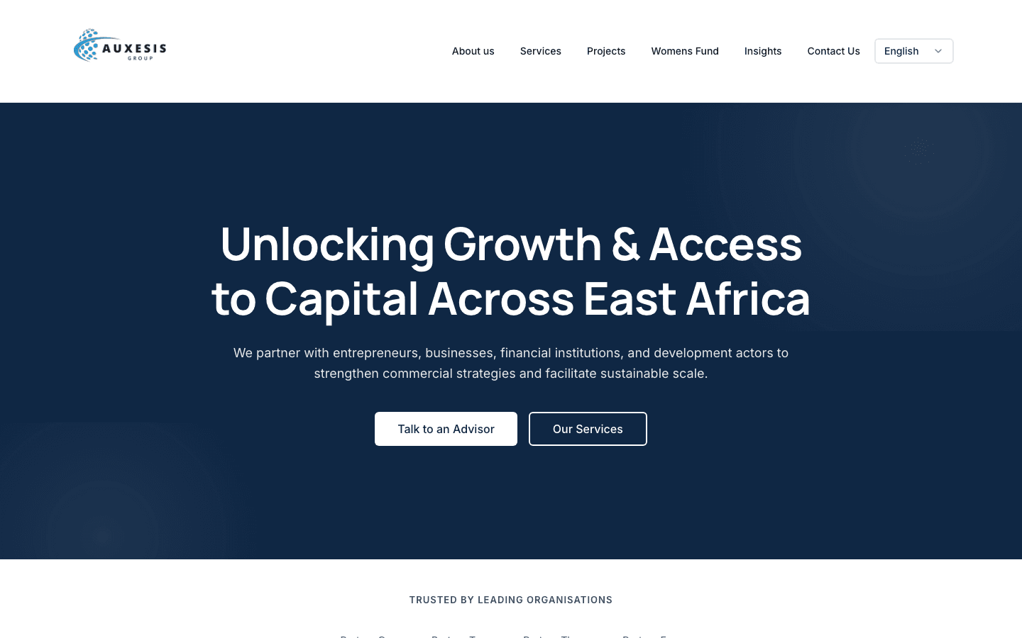 Auxesis Group — Trilingual Corporate Site and CMS